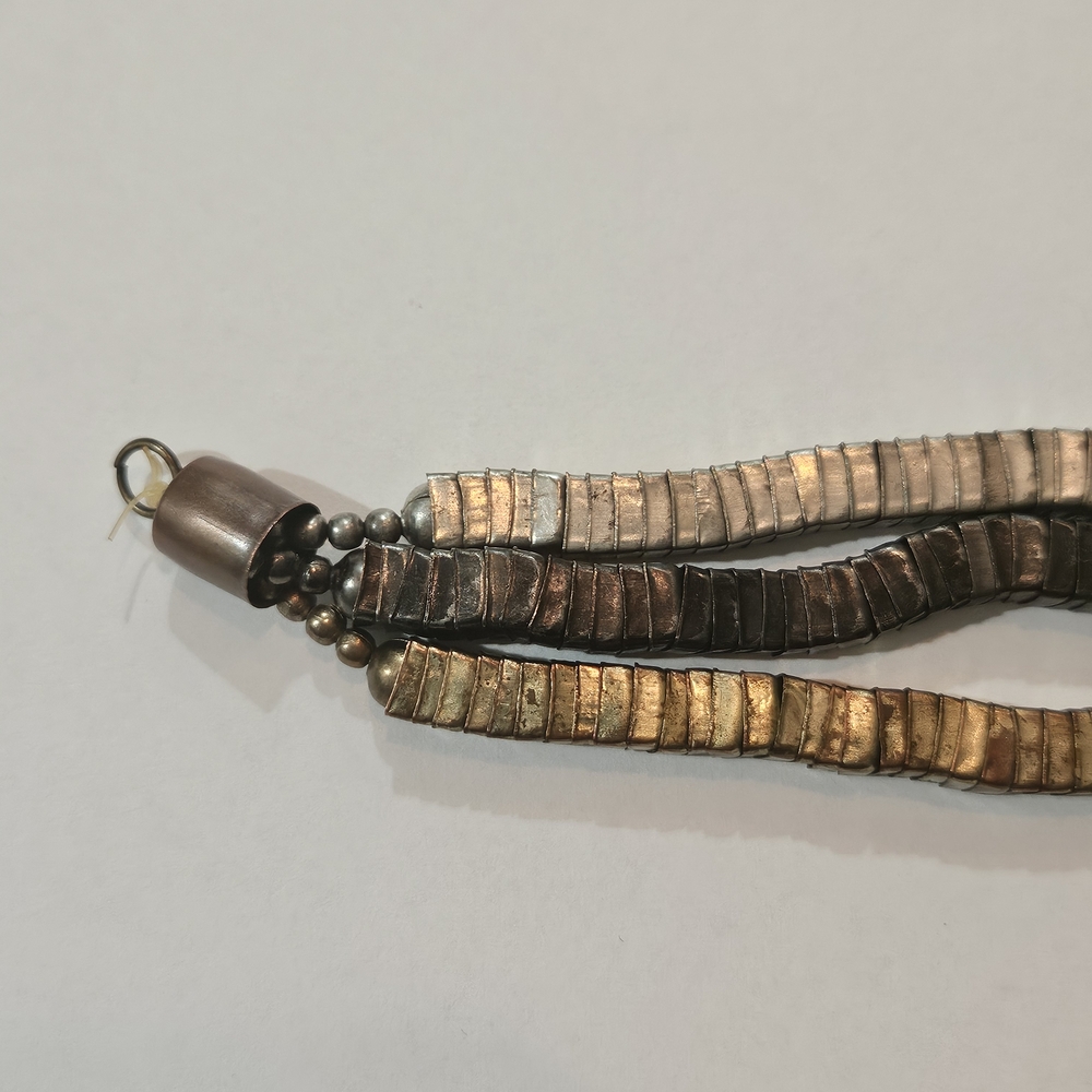 NEW Zara Metallic Coil Bracelet Silver Gold Black Avant Garde Bohemian Retro - Picture 5 of 7